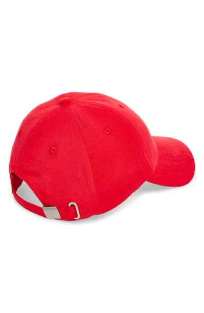 Damson Madder Smiley Face Baseball Cap