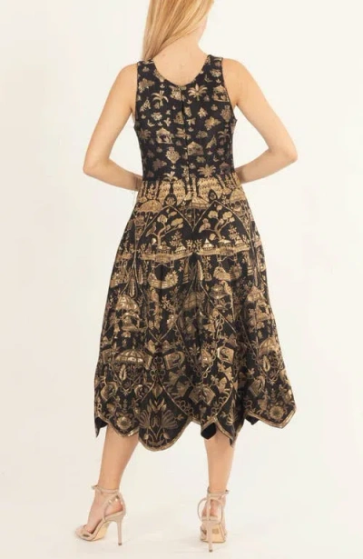 Raas Sablora Jacquard Midi Dres