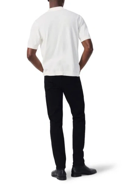 Rag & Bone Dalton Short Sleeve Knit Cotton Blend Button-up Shirt