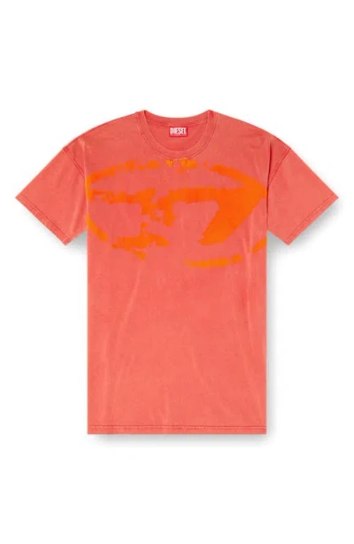 Diesel ® T-boxt-r21 Flocked Logo T-shirt