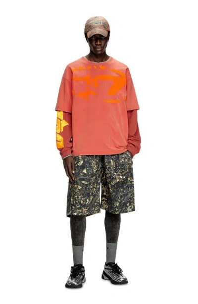 Diesel ® T-boxt-r21 Flocked Logo T-shirt