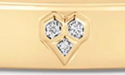 Sara Weinstock Honey Comb Heart Diamond Bangle Bracelet