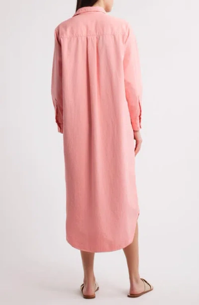 Frank & Eileen Rory Long Sleeve Denim Maxi Shirtdress