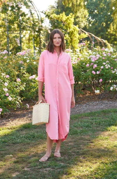 Frank & Eileen Rory Long Sleeve Denim Maxi Shirtdress