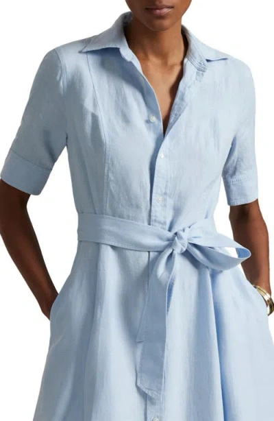 Polo Ralph Lauren Belted Linen A-line Shirtdress