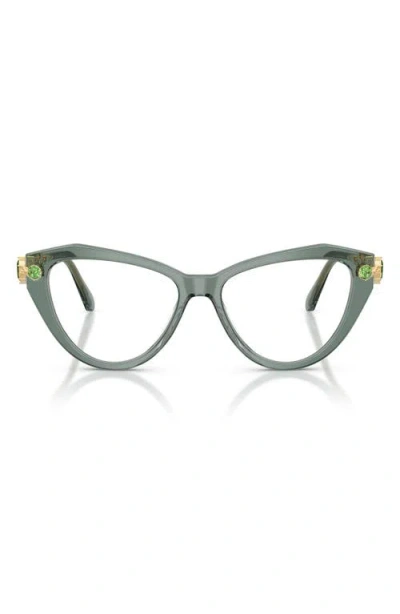 Swarovski 53mm Cat Eye Optical Glasses