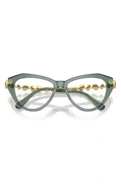 Swarovski 53mm Cat Eye Optical Glasses