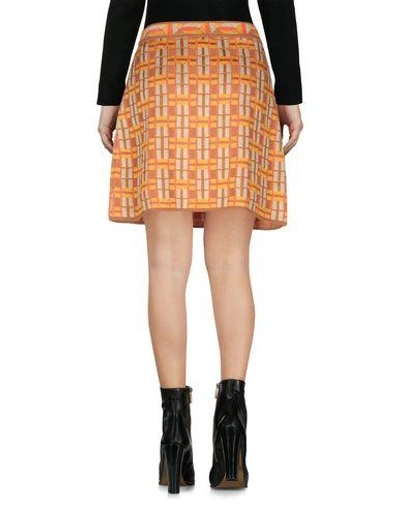 Shop M Missoni Mini Skirt In Apricot