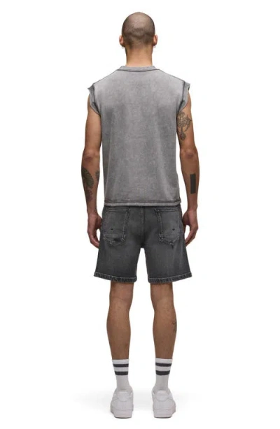 Hudson Clint Relaxed Fit 8.25 Denim Shorts
