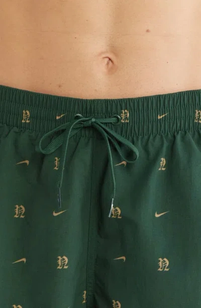 Nike Swim All-over Monogram Nylon 7 Volley Swim Shorts
