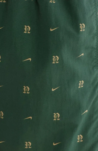 Nike Swim All-over Monogram Nylon 7 Volley Swim Shorts