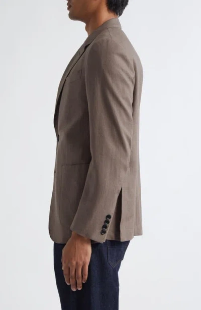 Zegna Oasi Lino Linen Suit Jacket
