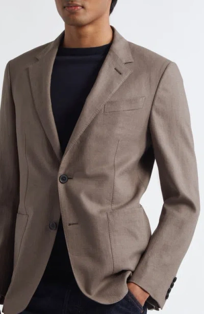 Zegna Oasi Lino Linen Suit Jacket