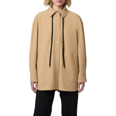 Bernardo Stretch Gabardine Shacket