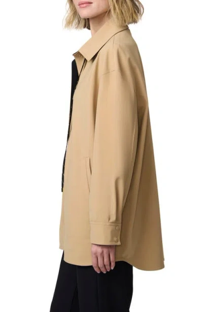 Bernardo Stretch Gabardine Shacket