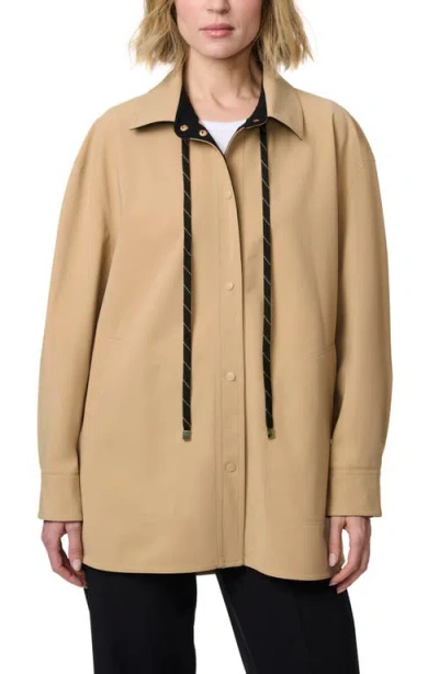Bernardo Stretch Gabardine Shacket
