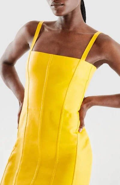 As By Df Merci Stretch Leather Dress