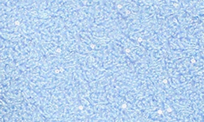 Dress The Population Viviana Sequin Strapless Sheath Dress In Sky