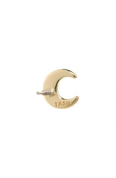 Maria Tash Diamond Moon Threaded Stud Earring