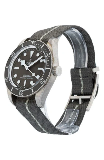 Watchfinder & Co. Tudor  Black Bay 58 Fabric Strap Watch, 39mm