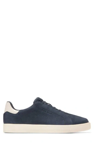 Cole Haan Grand Crosscourt Daily Elastic Lace Slip-on Sneakers In Blue