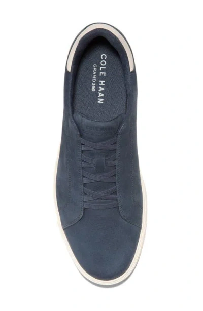 Cole Haan Grand Crosscourt Daily Elastic Lace Slip-on Sneakers In Blue