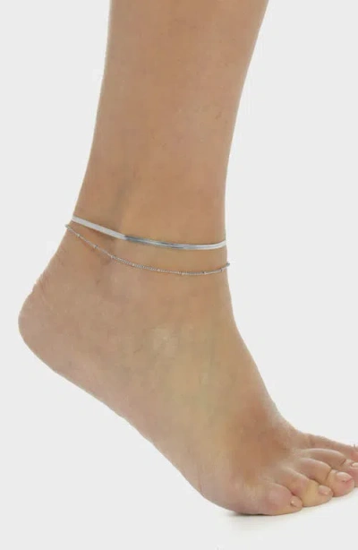 St. Moran Layered Chain Anklet