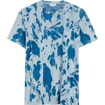 Alexander Mcqueen T-shirt In Grey Cotton