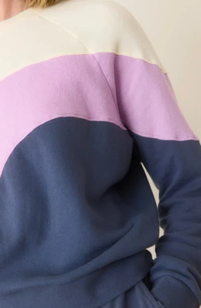 Marine Layer Colorblock Cotton Terry Sweatshirt