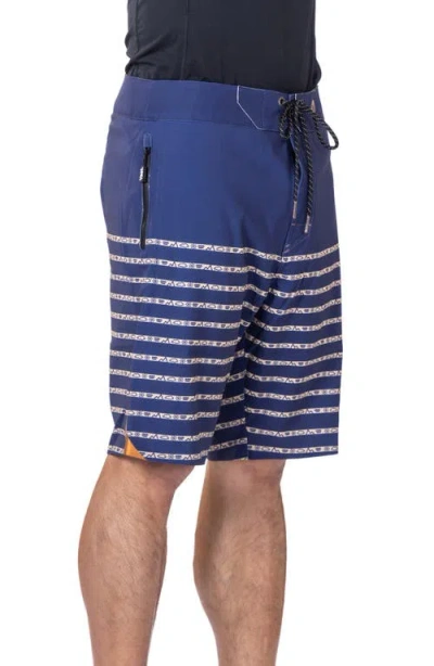 Vast Elements Micro Stripe Ii Stretch Board Shorts