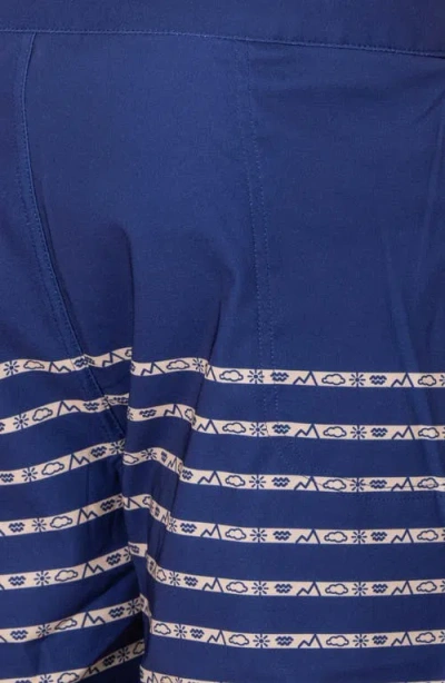 Vast Elements Micro Stripe Ii Stretch Board Shorts