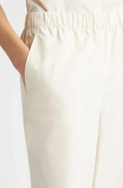 Lafayette 148 New York Riverside Elastic Waist Wide Leg Pants