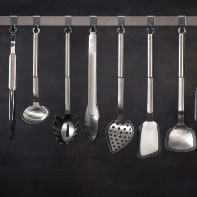 Rosle Stainless Steel & Silicone Locking Tongs