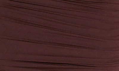 Naked Wardrobe Ruched Off The Shoulder Long Sleeve Maxi Dress