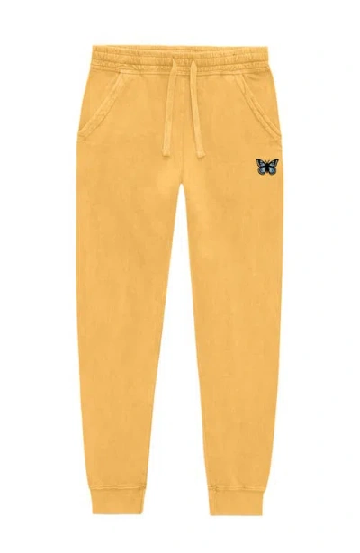 Dalix Womens Butterfly Midweight Fleece Washed Jogger Pant