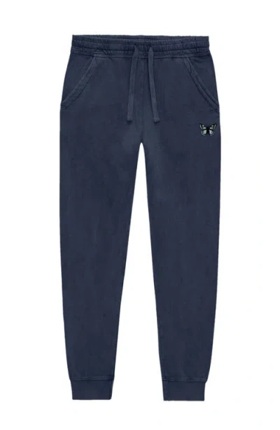 Dalix Womens Butterfly Midweight Fleece Washed Jogger Pant
