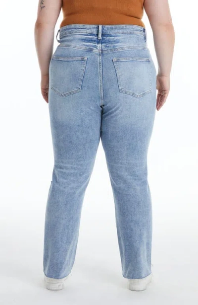 Bayeas Ally High Waist Distressed Straight Leg Jeans