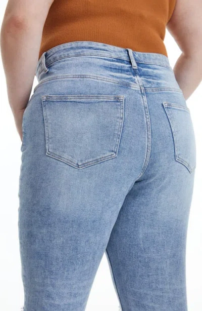 Bayeas Ally High Waist Distressed Straight Leg Jeans