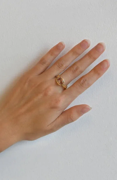 Anzie Classique Oval Dew Drop Ring