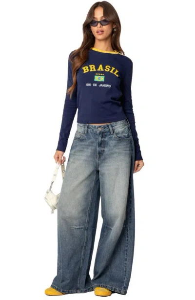 Shop Edikted Brasil Long Sleeve T-shirt