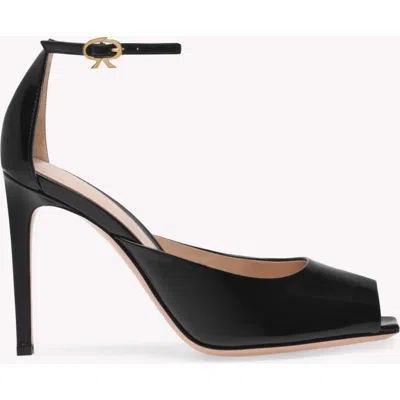 Gianvito Rossi Ethel Squared Peep Toe Sandals