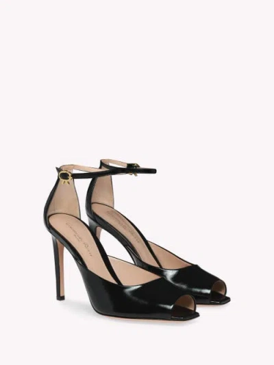 Gianvito Rossi Ethel Squared Peep Toe Sandals