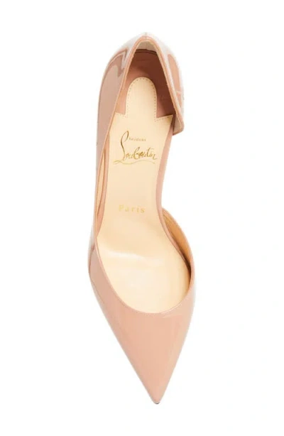 Christian Louboutin Iriza Pointed Toe Half D'orsay Pump
