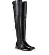 GIVENCHY Embellished over-the-knee leather boots