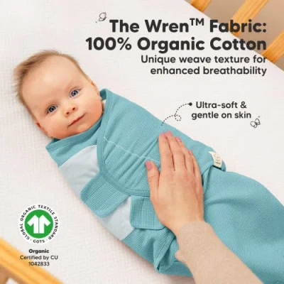 Keababies 3-pack Soothe (wren) Swaddle Wraps