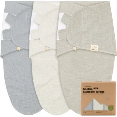 Keababies 3-pack Soothe (wren) Swaddle Wraps
