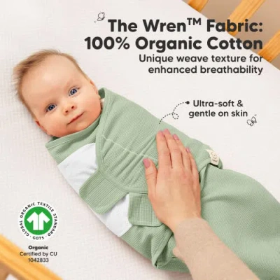 Keababies 3-pack Soothe (wren) Swaddle Wraps