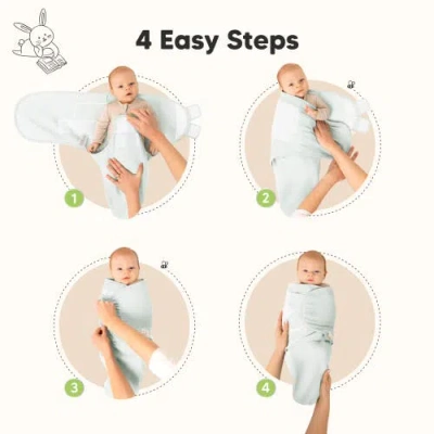 Keababies 3-pack Soothe (wren) Swaddle Wraps