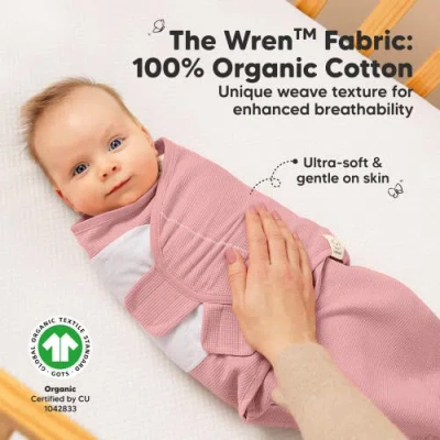 Keababies 3-pack Soothe (wren) Swaddle Wraps