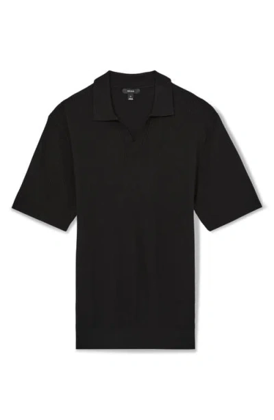 Reiss Duchie Merino Open Collar Polo Shirt